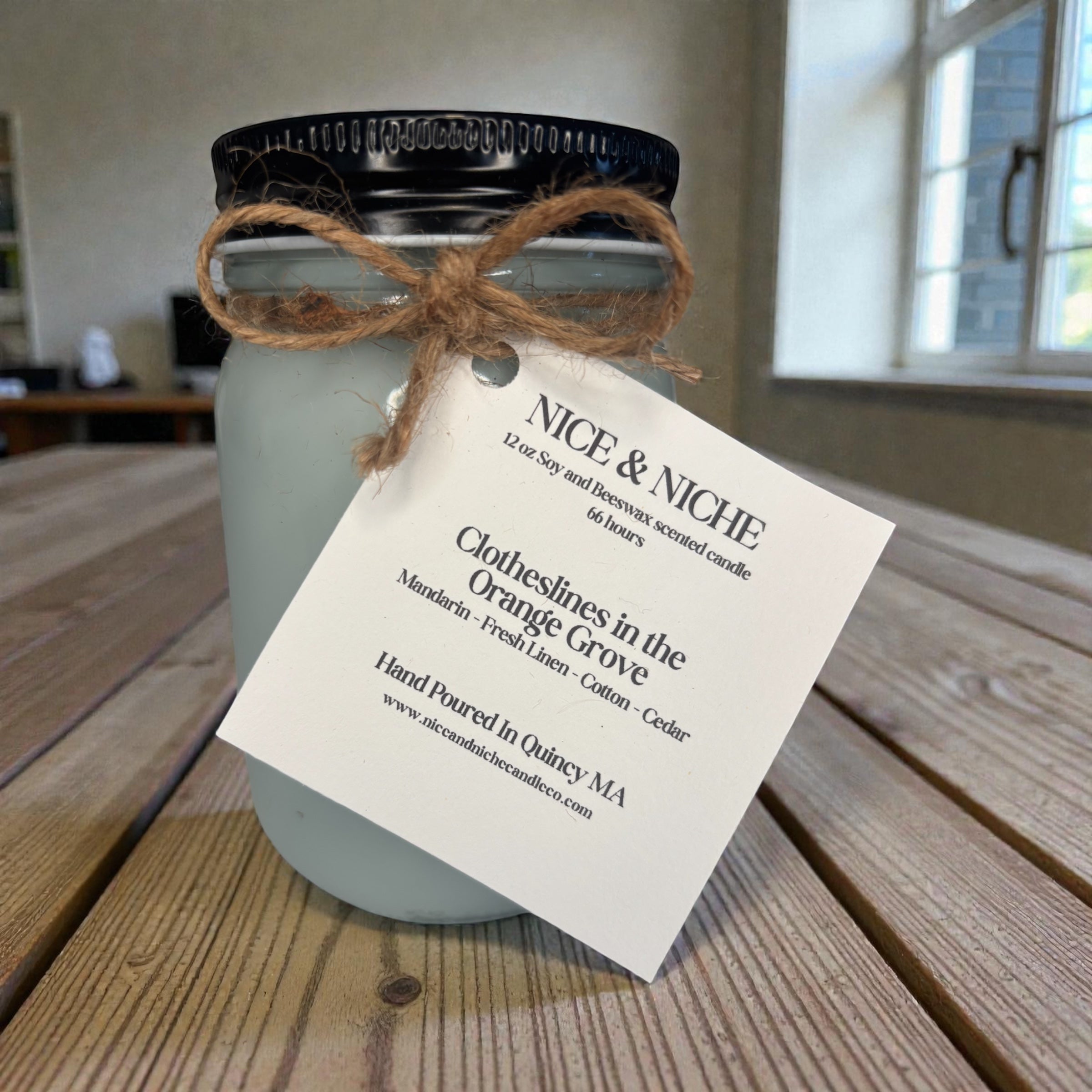 Clothesline in the Orange Grove Candle